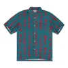 Aloha Blossom Green Tinsagunu-hana Ss Button-down Shirt