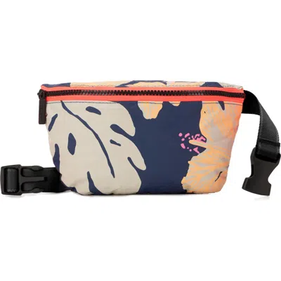 Aloha Collection Belt Bag In Neon Moon/ Navy