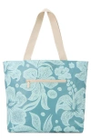 Aloha Collection Day Tripper Breezy Water Resistant Tyvek® Tote In Blue