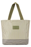Aloha Collection Day Tripper Cabana Day Water Resistant Tote In Multi