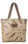 Aloha Collection Day Tripper Deliciosa Water Restitant Tote In Brown
