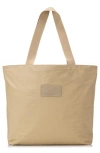 Aloha Collection Day Tripper Monochrome Water Resistant Tyvek® Tote In Dune