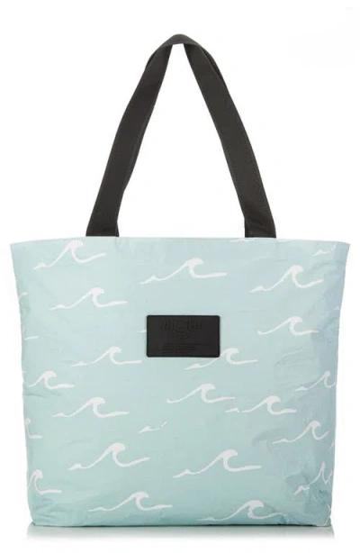 Aloha Collection Day Tripper Seaside Water Resistant Tyvek® Tote In Green