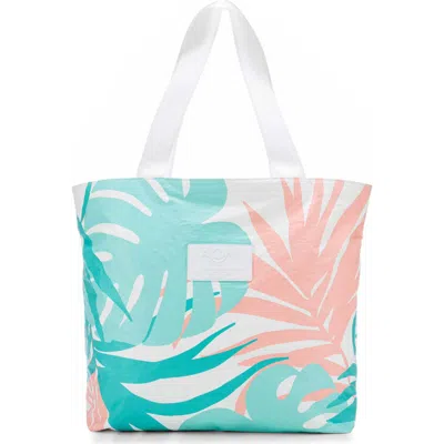 Aloha Collection Day Tripper Tropics Day Water Resistant Tyvek® Tote In Blue
