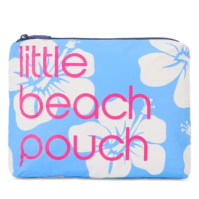Aloha Collection Little Beach Pouch In Blue