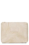 Aloha Collection Mid Areca Water Resistant Tyvek® Zip Pouch In Multi