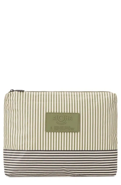 Aloha Collection Mid Cabana Water Resistant Pouch In Multi