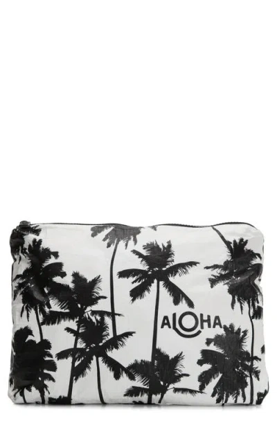 Aloha Collection Mid Coco Palms Water Resistant Tyvek® Zip Pouch