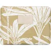 Aloha Collection Mid Ti Leaf Water Resistant Tyvek® Zip Pouch In Brown