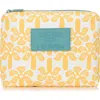 Aloha Collection Small Puali Water Resistant Tyvek® Zip Pouch In Yellow