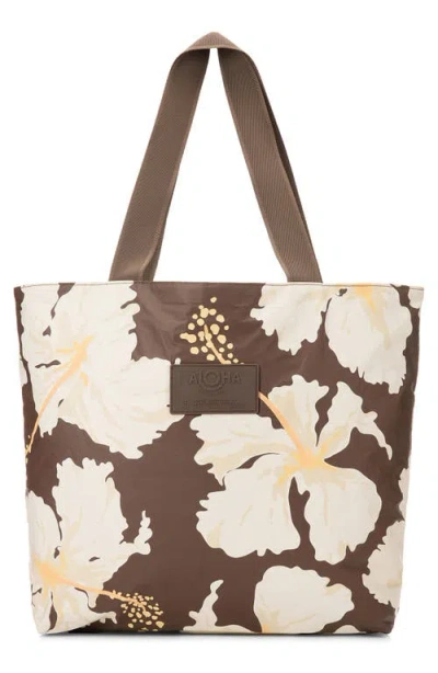 Aloha Collection Tahaa Day Tripper Tote In Brown