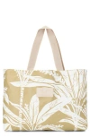 Aloha Collection Ti Leaf Holo Holo Reversible Water Resistant Tyvek® Tote In Multi