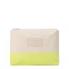 Aloha Collection Women's Dipped Mid Pouch In Highlighter/sandstone In Multi