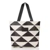 Aloha Collection Women's Kona Nui Day Tripper Tote In Black/sandstone In Black