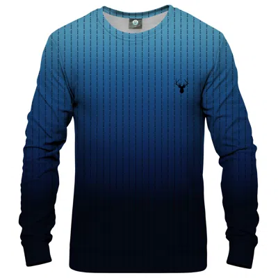 Aloha From Deer Black / Blue Navy Blue Sweatshirt In Black/blue