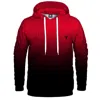 Aloha From Deer Black / Red Crimson Night Hoodie In Black/red