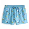 Aloha From Deer Men's Blue Surfer Bear Swimming Shorts In Blue