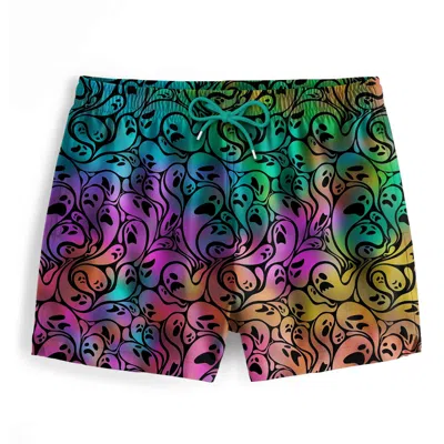Aloha From Deer Men's Colorful Ghosts Swimming Shorts