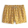 Aloha From Deer Men's Golden Geometric Swimming Shorts In Gold