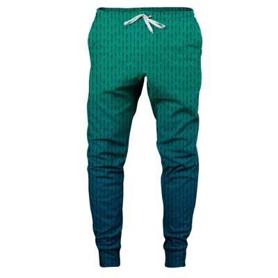 Aloha From Deer Men's Green / Blue Phthalo Anti-social Sweatpants In Green/blue