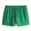 Aloha From Deer Men's Green Sailboats Swimming Shorts In Green