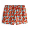 Aloha From Deer Men's Red / Blue Cute Hearts Swimming Shorts In Red/blue