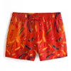 Aloha From Deer Men's Red Chilli Swimming Shorts In Red