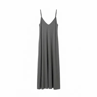 Aloha From Deer Women's Aloha's Basics Maxi Dress Chloe Grey In Gray