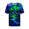 Aloha From Deer Women's Aurora River T-shirt In Blue