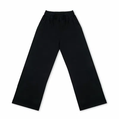 Aloha From Deer Women's Black Aloha's Basics Long Loose Pants