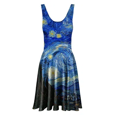 Aloha From Deer Women's Black / Blue The Starry Night Circle Dress In Black/blue