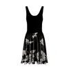 Aloha From Deer Women's Black Cranes Circle Dress In Black