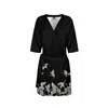 Aloha From Deer Women's Black Cranes Envelope Dress In Black