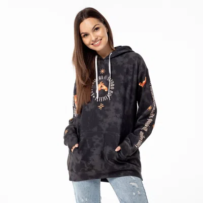 Aloha From Deer Women's Black La Primavera Oversize Hoodie