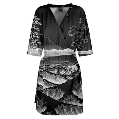 Aloha From Deer Women's Black Sea Of Satta Envelope Dress
