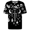 Aloha From Deer Women's Black / White Witchcore T-shirt In Multi