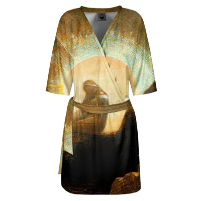 Aloha From Deer Women's Black / Yellow / Orange Melancholy Envelope Dress In Black/yellow/orange