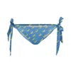 Aloha From Deer Women's Blue Banana Heaven Bikini Bows Bottom In Blue