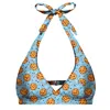 Aloha From Deer Women's Blue Cookies Halter Neck Bikini Top In Blue