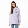 Aloha From Deer Women's Blue / Neutrals Distorted Oversize Hoodie In Blue