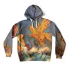 Aloha From Deer Women's Blue / Yellow / Neutrals Pegasus And Andromeda Oversize Hoodie In Multi