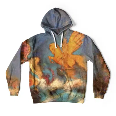 Aloha From Deer Women's Blue / Yellow / Neutrals Pegasus And Andromeda Oversize Hoodie In Multi