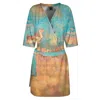 Aloha From Deer Women's Blue / Yellow / Orange The Chariot Of Apollo Envelope Dress In Blue/yellow/orange