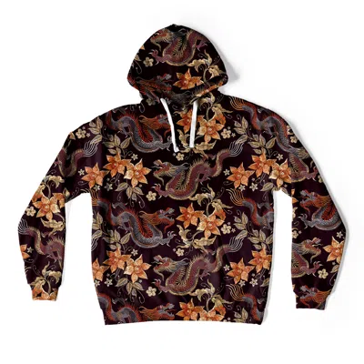 Aloha From Deer Women's Brown / Black Japanese Dragon Oversize Hoodie In Multi