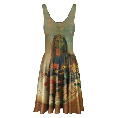 Aloha From Deer Women's Brown / Green Secret Circle Dress In Multi