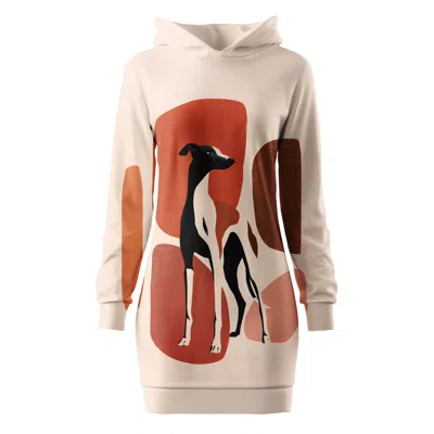 Aloha From Deer Women's Brown Greyhound Oversize Hoodie Dress
