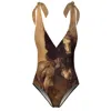 Aloha From Deer Women's Brown Pegasus And Bellerophon One Piece Swimsuit In Brown