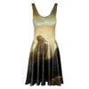 Aloha From Deer Women's Brown / Yellow / Orange Melancholy Circle Dress In Brown/yellow/orange