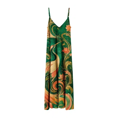 Aloha From Deer Women's Emerald Heron Maxi Dress