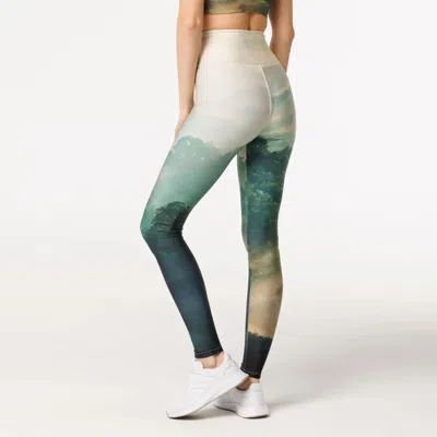 Aloha From Deer Women's Green Mouthful Highwaist Leggings